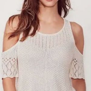 Lauren Conrad Cold Shoulder Knit Top